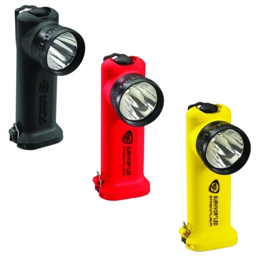 Streamlight Right Angle Firefighter's Survivor LED Flashlight - Alkaline Version - Tactical & Duty Gear